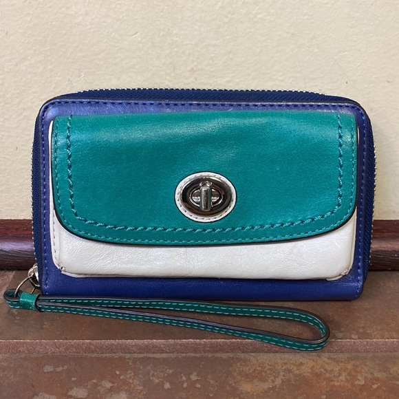 Coach Bags Coach 49486 Parker Color Block Leather Universal Zip